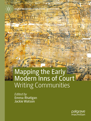 cover image of Mapping the Early Modern Inns of Court